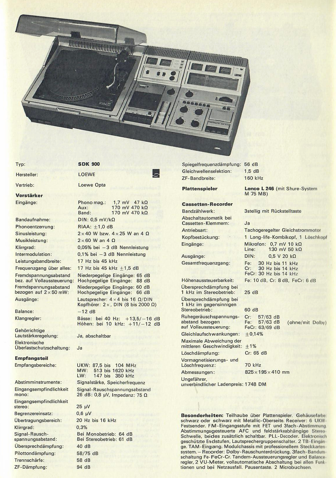 Loewe SDK-900-Daten.jpg