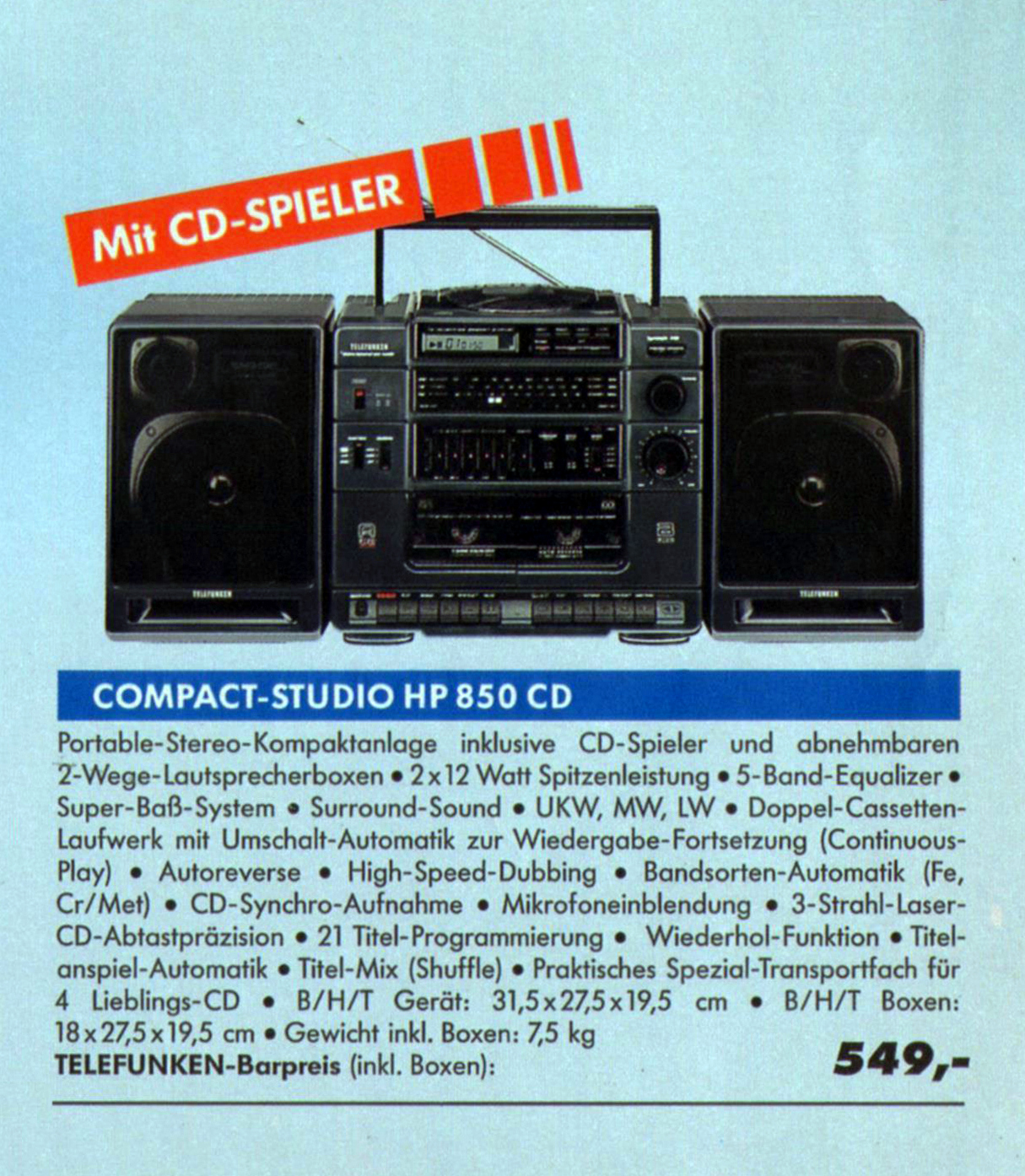 Telefunken HP-850 CD-Prospekt-1993.jpg