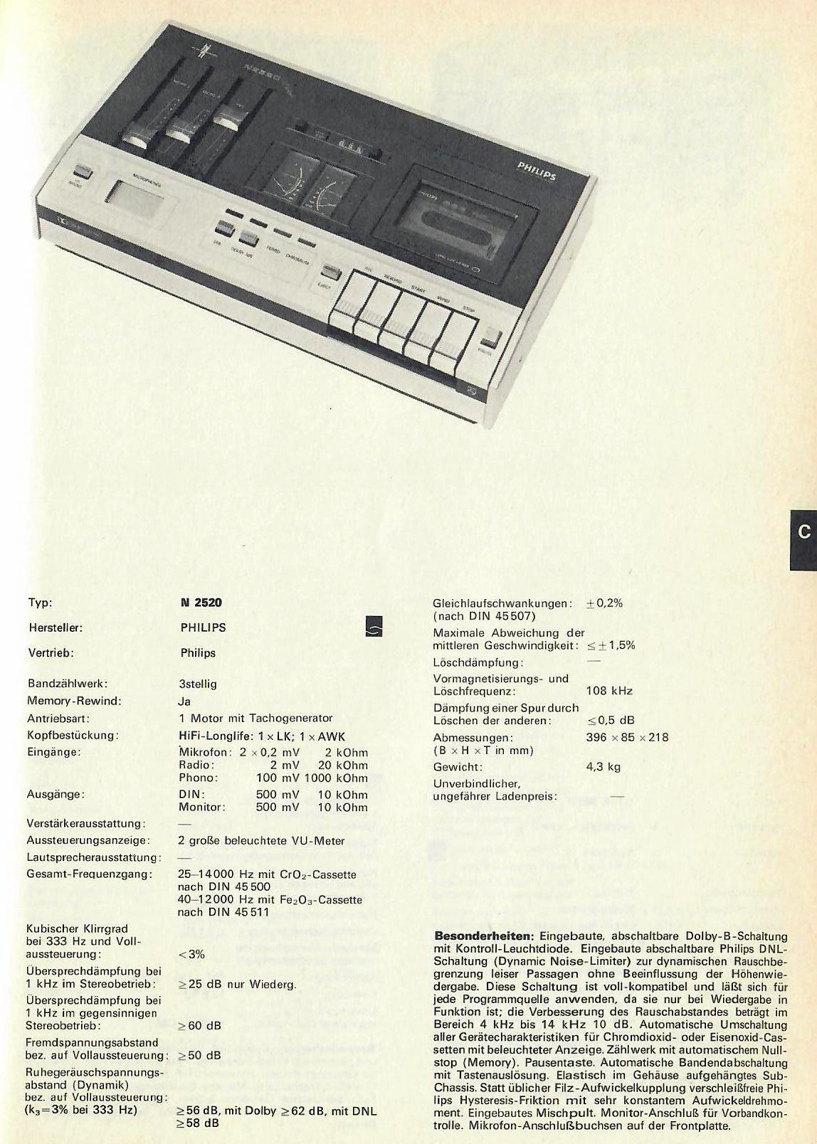 Philips N-2520-Daten.jpg