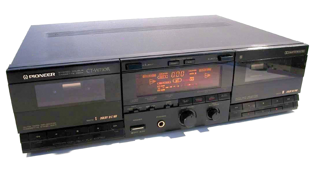 HI-FI LECTEUR K7 PIONEER CT-W710R stereo double cassette tape deck EUR  59,90 - PicClick FR