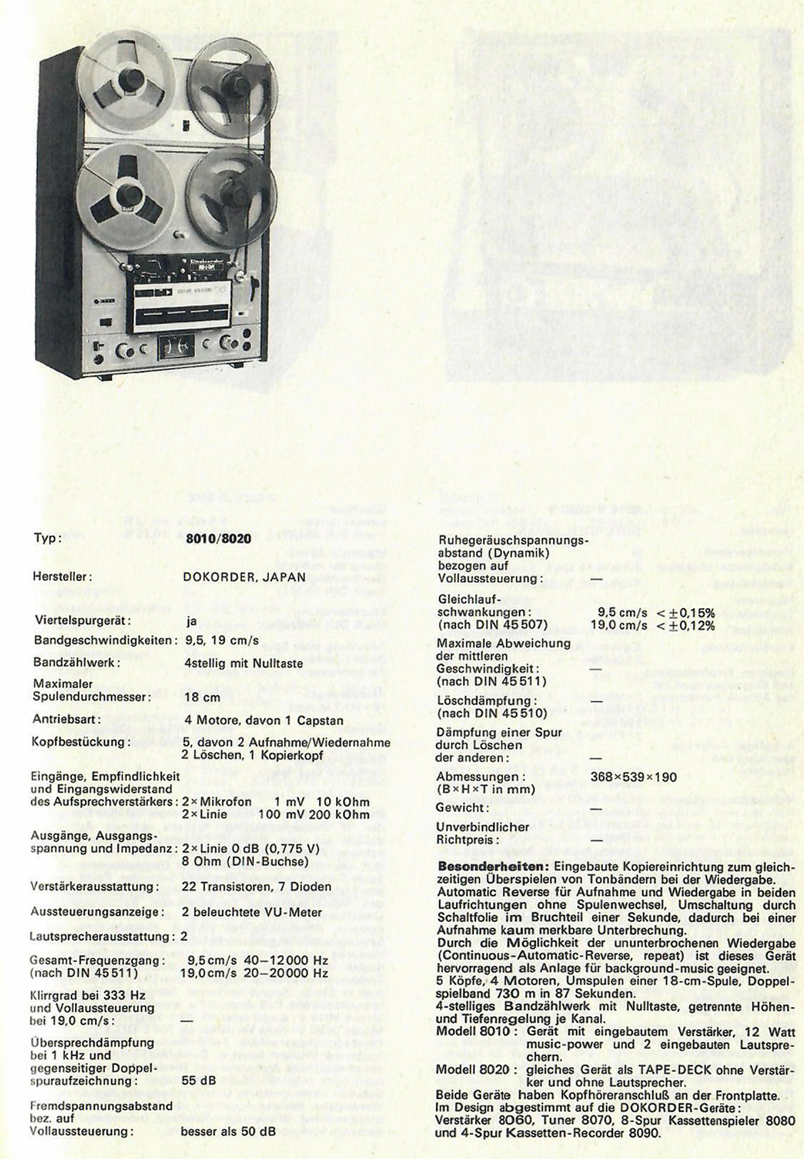 Dokorder 8010-8020-Daten-1970.jpg