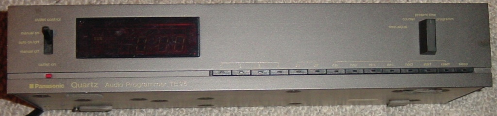 Panasonic Quartz Audio Programmer TE95