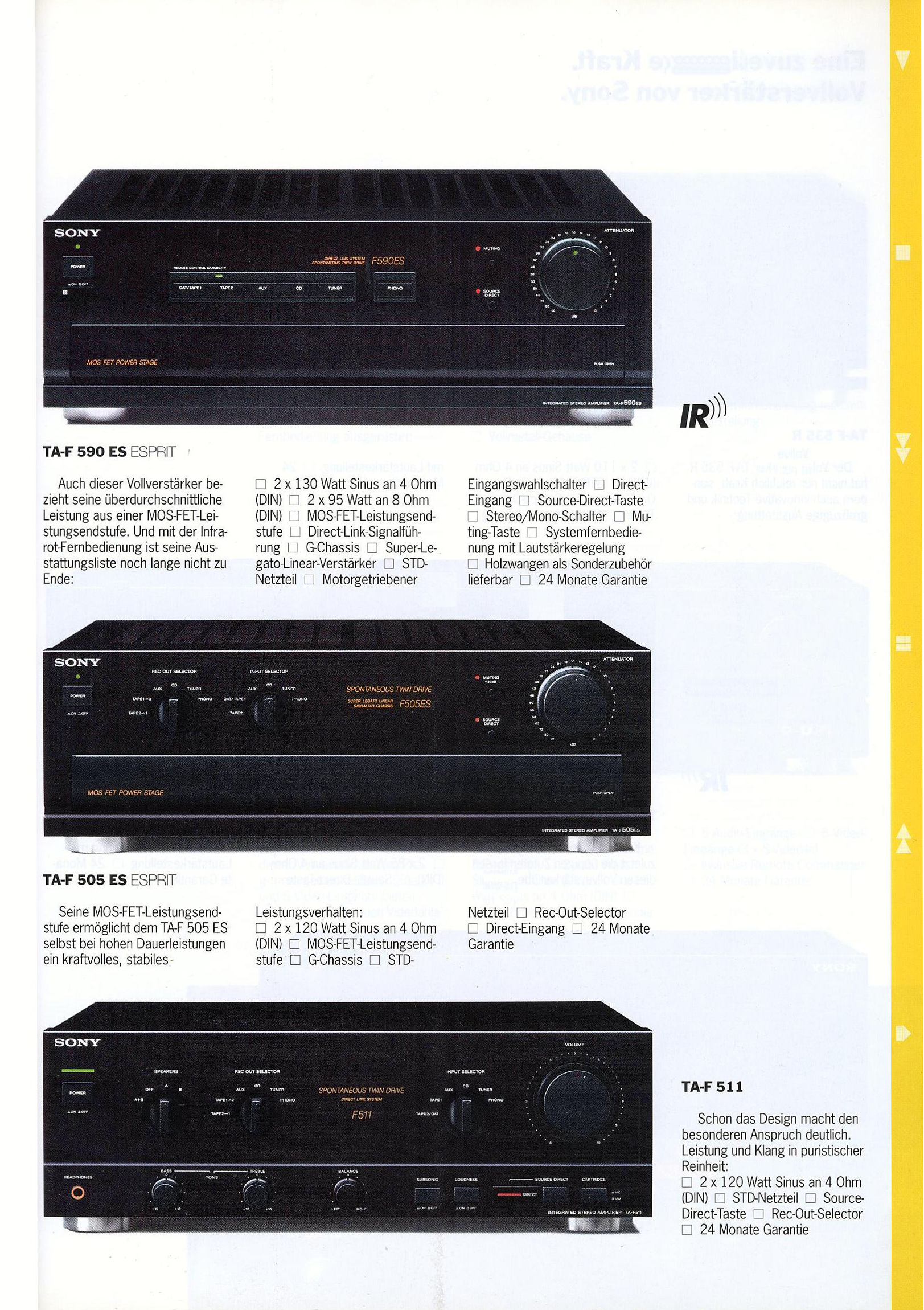 Sony TA-F 505 ES-511-590 ES-Prospekt-1993.jpg