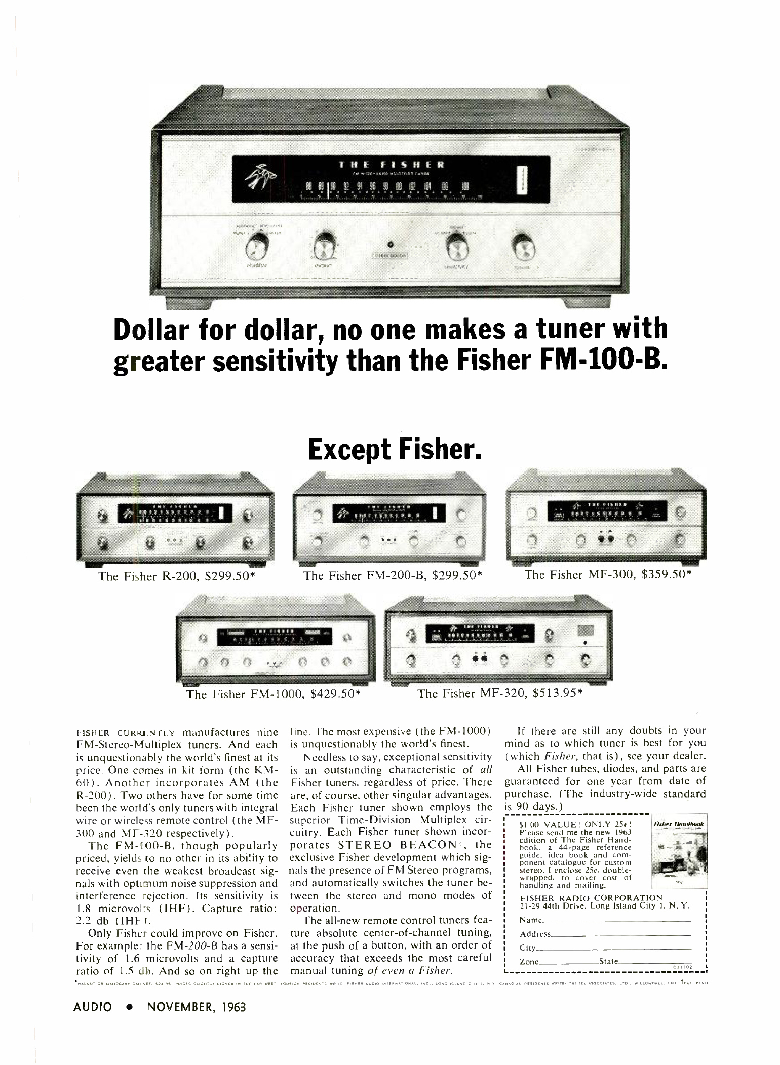 Fisher FM-100-200-1000 B-MF-300-320-R-200-Werbung-1963.jpg