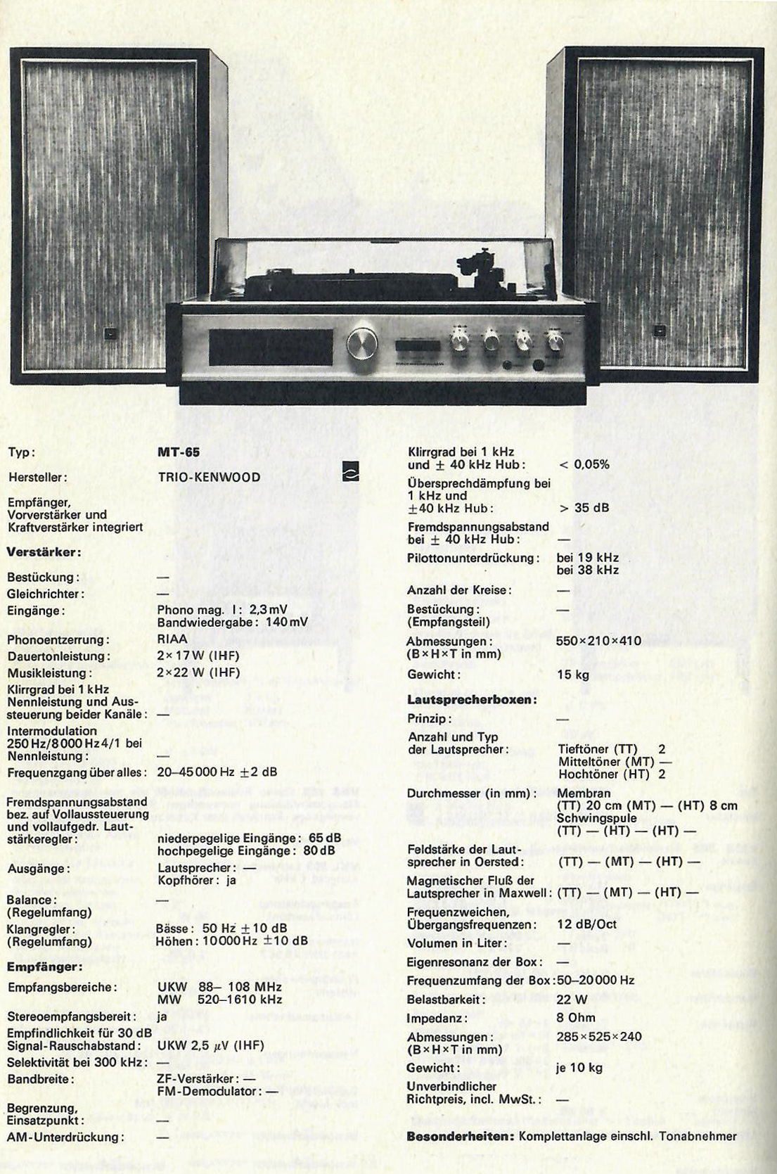 Kenwood MT-65-Daten-1970.jpg