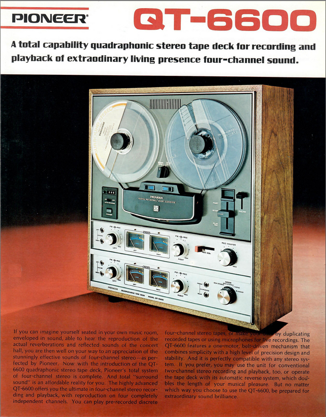 Pioneer QT-6600 Tape Recorder