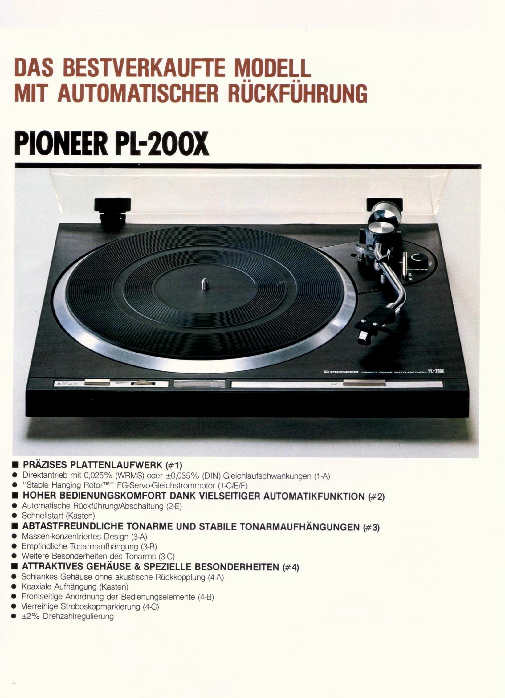 Pioneer PL 200 – Tienda online Hi-fi vintage