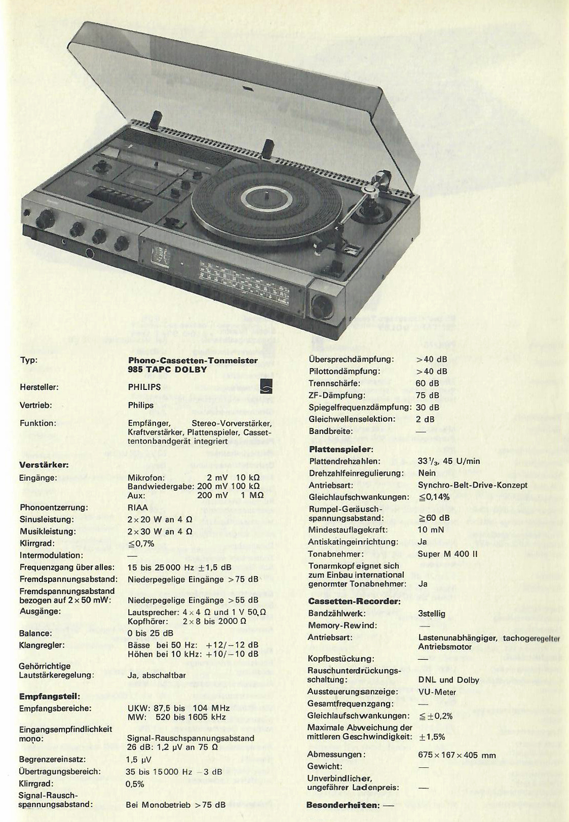 Philips Tonmeister 985-Daten.jpg