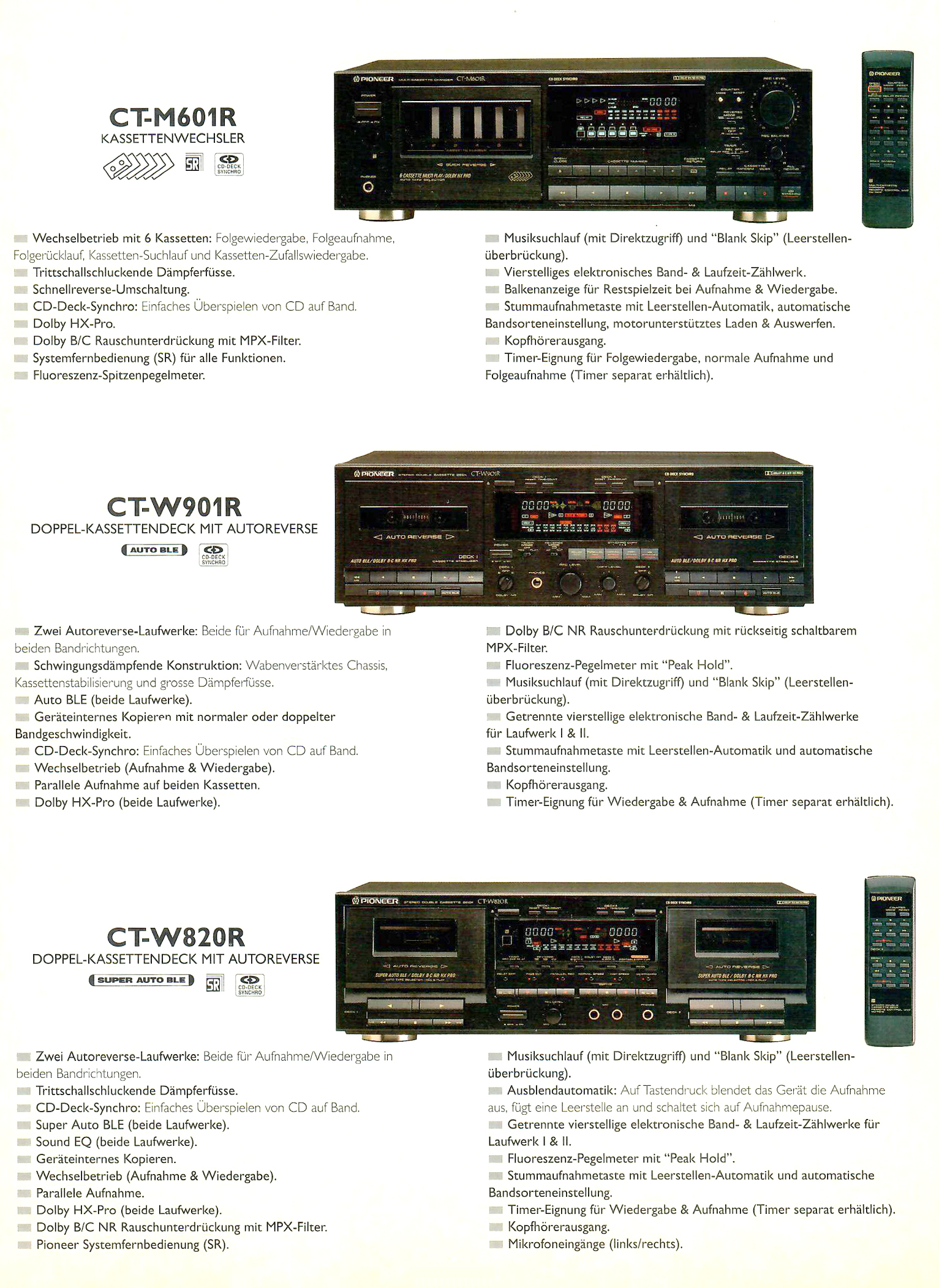 Pioneer CT-M 601-W-901-R-Prospekt-1993.jpg