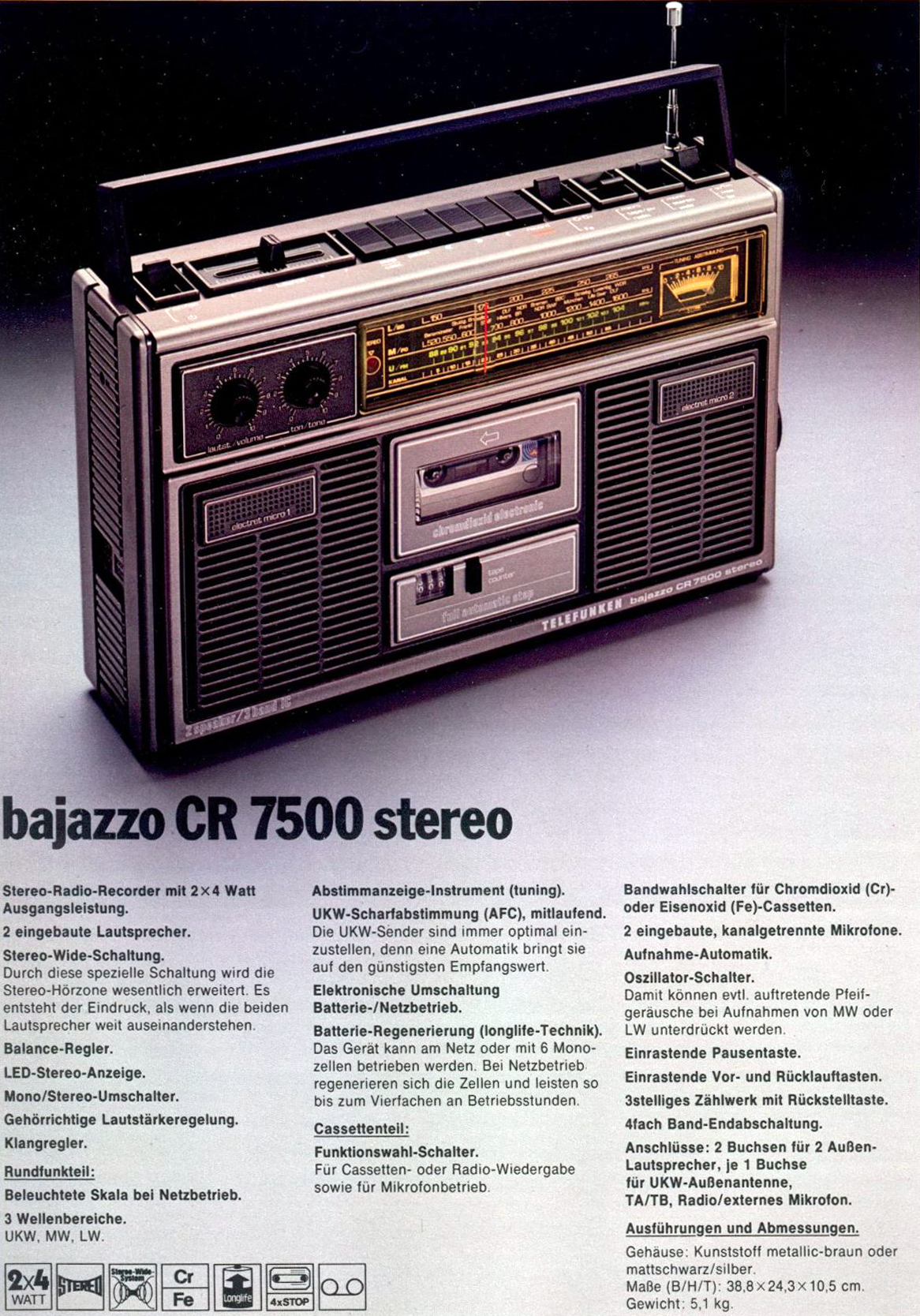 Telefunken Bajazzo CR 7500-Prospekt-1980.jpg