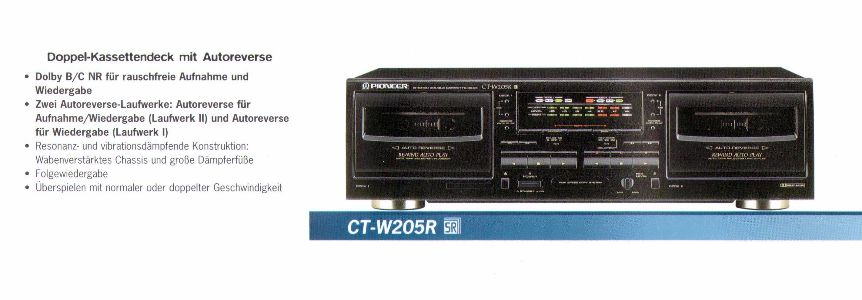 Pioneer CT-W 205-Prospekt-1997.jpg