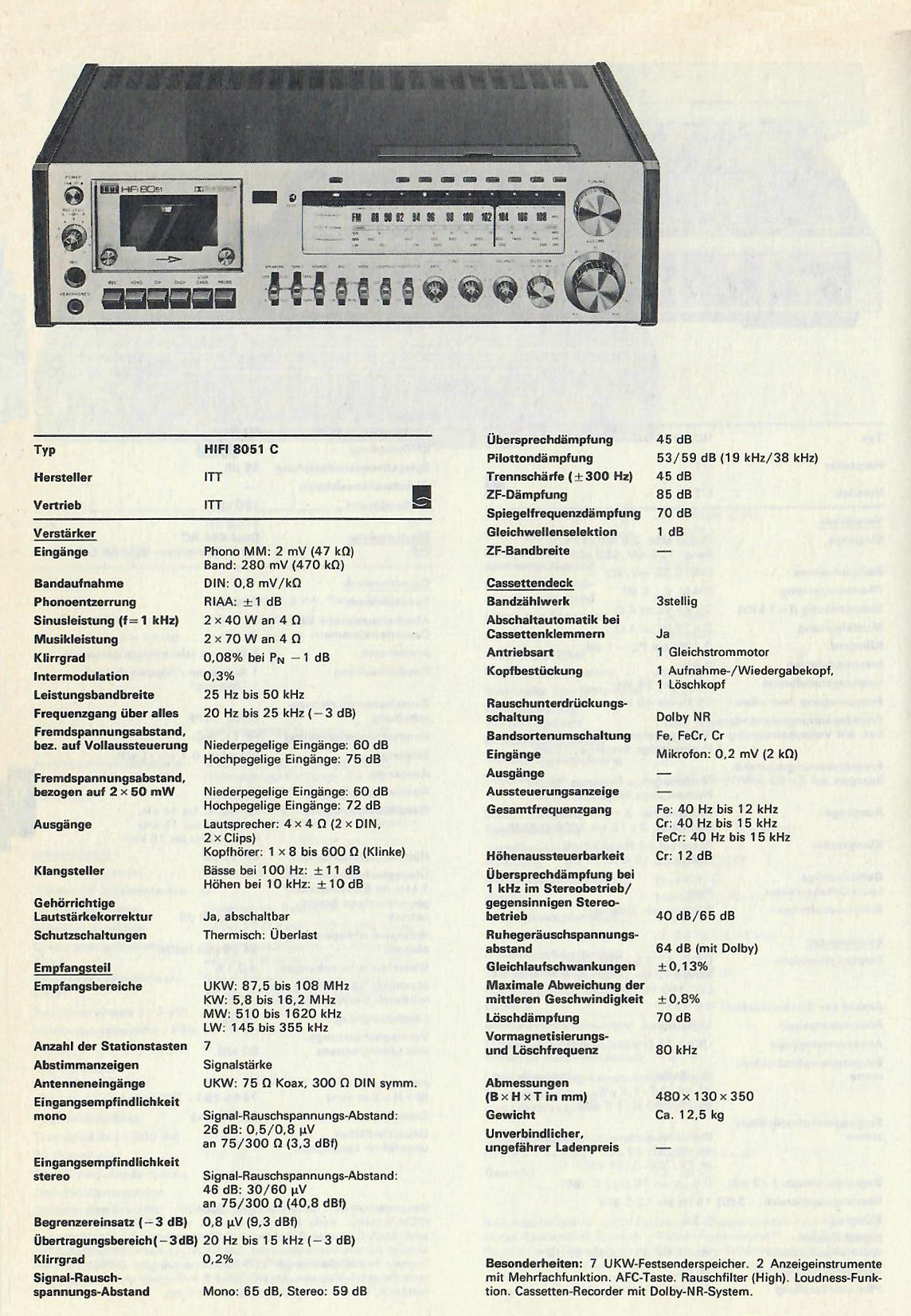ITT Hifi 8051 C-Daten.jpg
