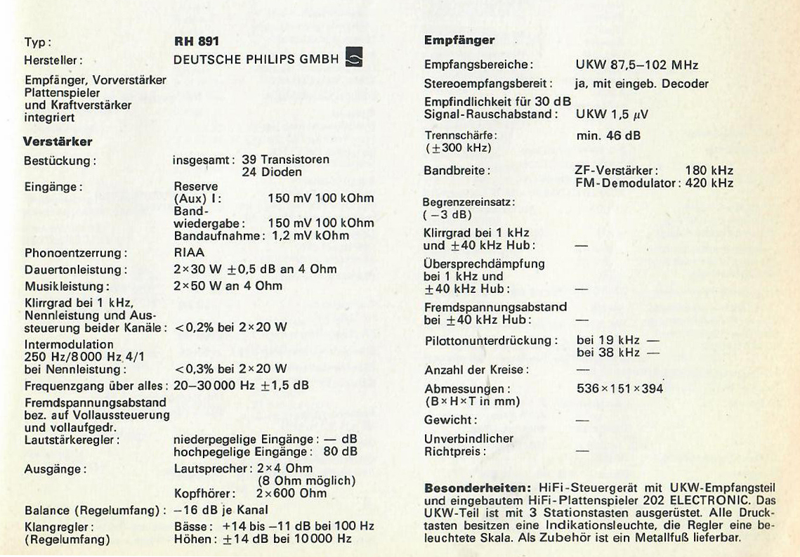 Philips RH-891-Daten.jpg