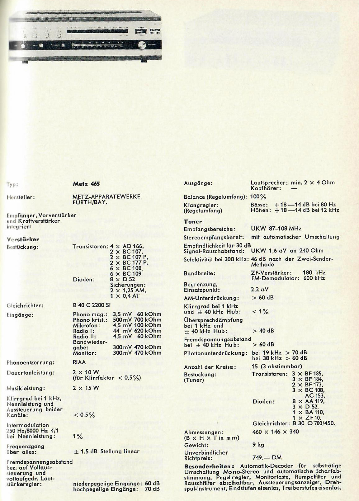 Metz 465-Daten-1967.jpg