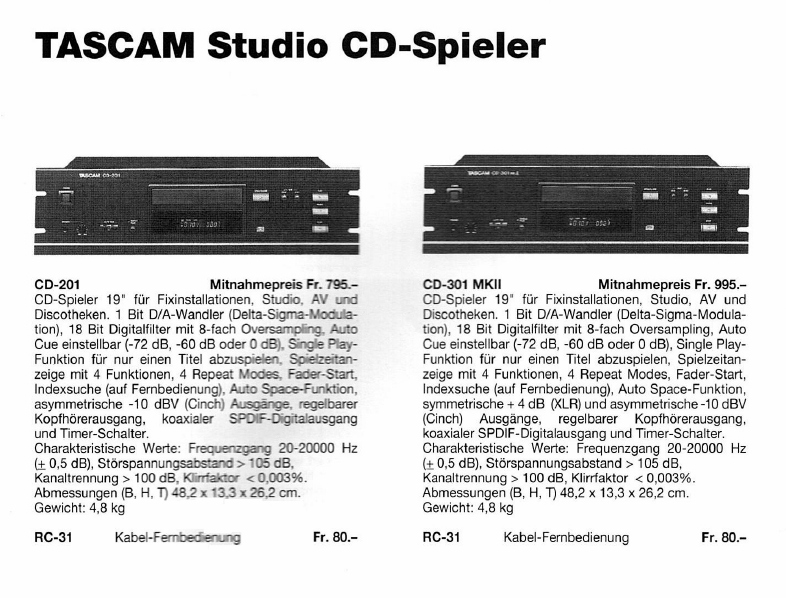 Tascam CD-201-301 II-Daten-1995.jpg