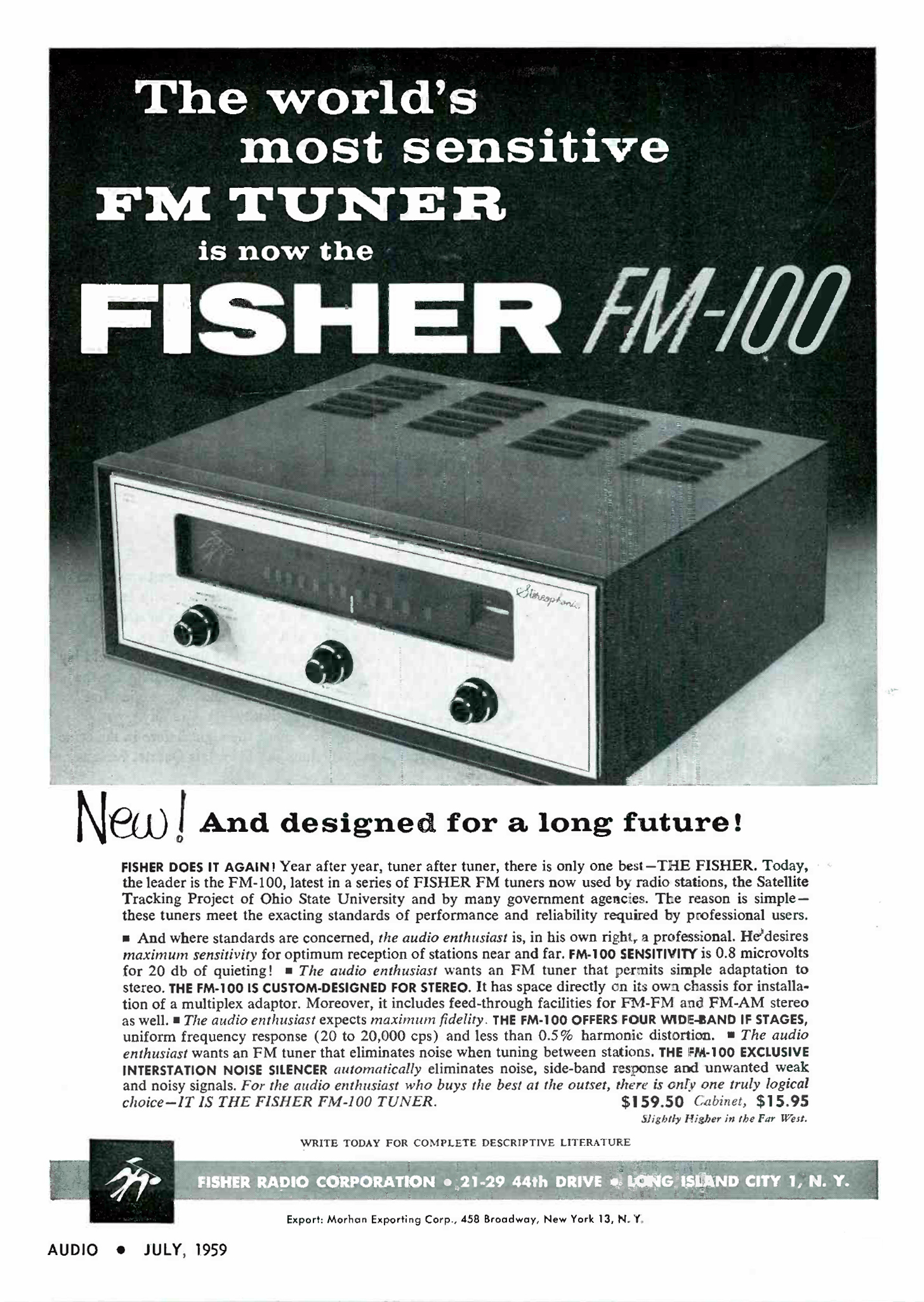 Fisher FM-100-Werbung 1959.jpg
