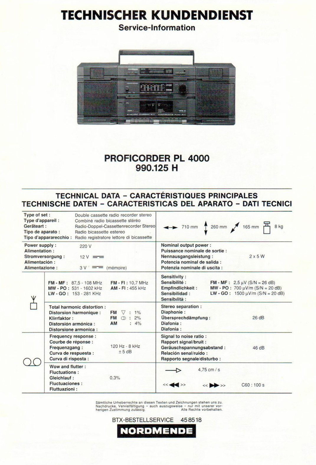 Nordmende Proficorder PL-4000-Daten-1991.jpg