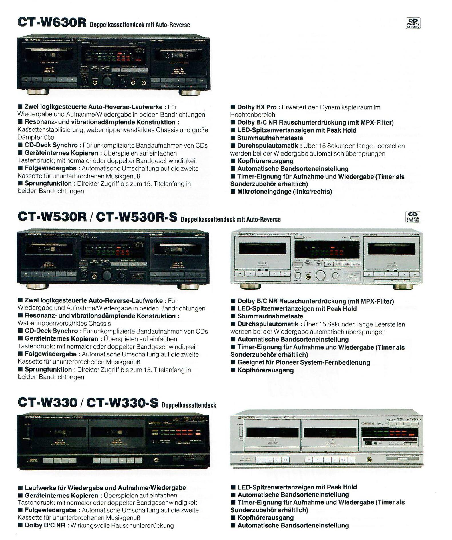 Pioneer CT-W 330-530-630 R-Prospekt-1990.jpg