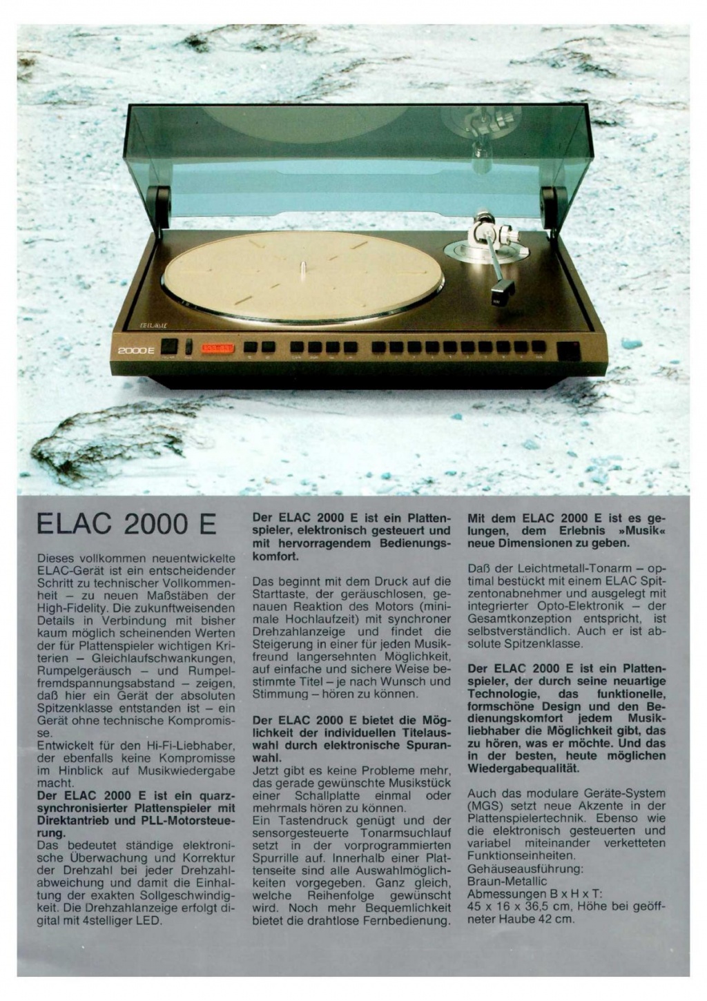 ELAC 2000E Prospekt